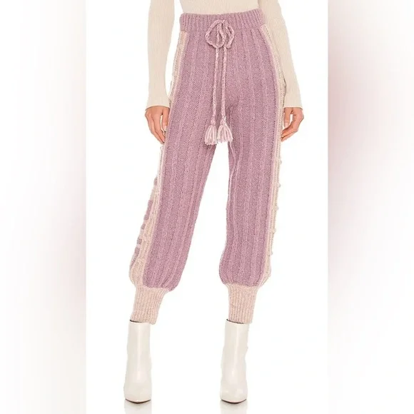 LOVESHACKFANCY Landana Jogger - Muscat Grape - Picture 1 of 5